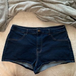 High rise shorts